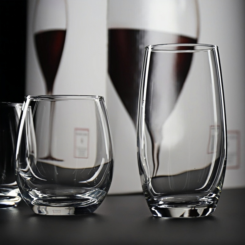 Wine To Beer To Liquor - Vasos de whisky transparentes para Bar