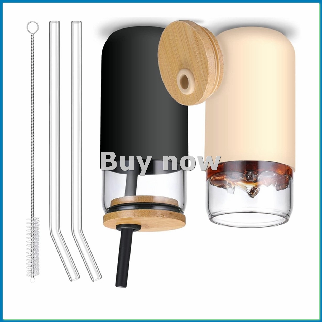Beer & Wine Grab - Vasos de vidrio de 20 OZ