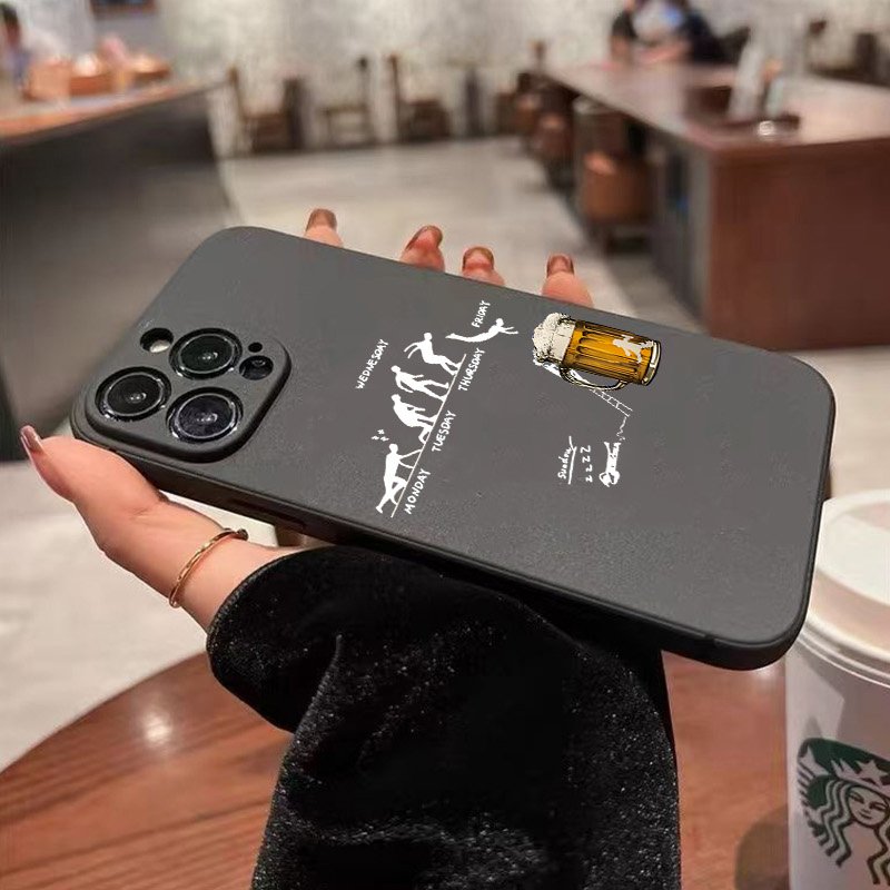 Funda de teléfono creativa con - Beer & Wine Grab reseña y precio