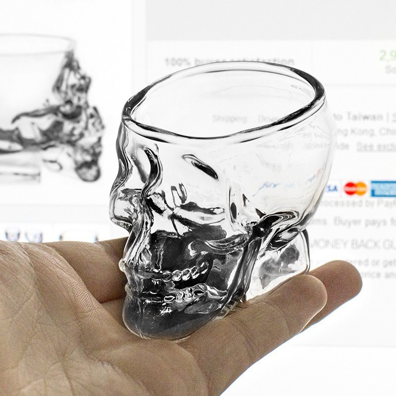 Taza de cerveza con calavera d - Wine To Beer To Liquor reseña y precio