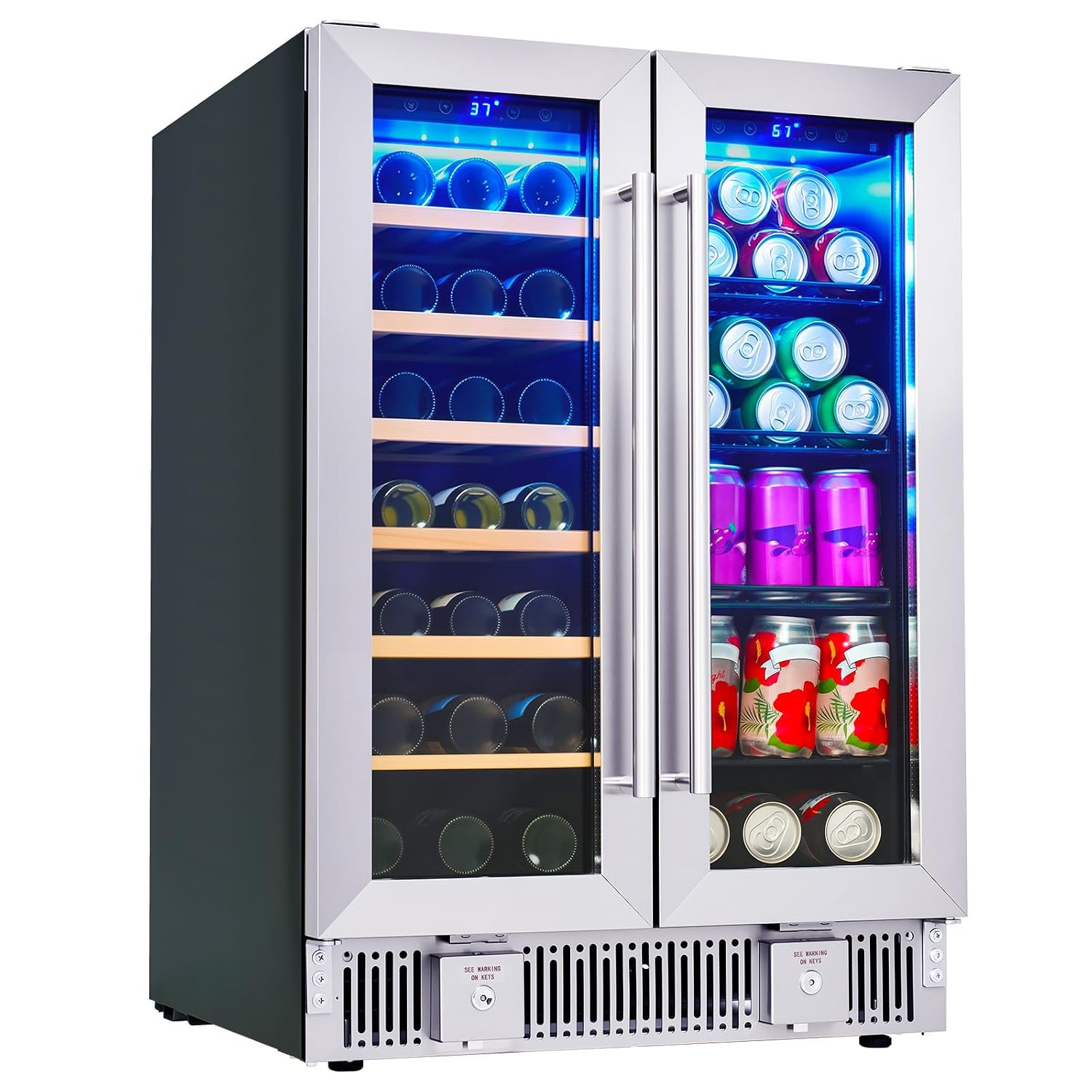 Refrigerador para Bebidas, Nev - Wine Beer Fridge Under Counter reseña y precio