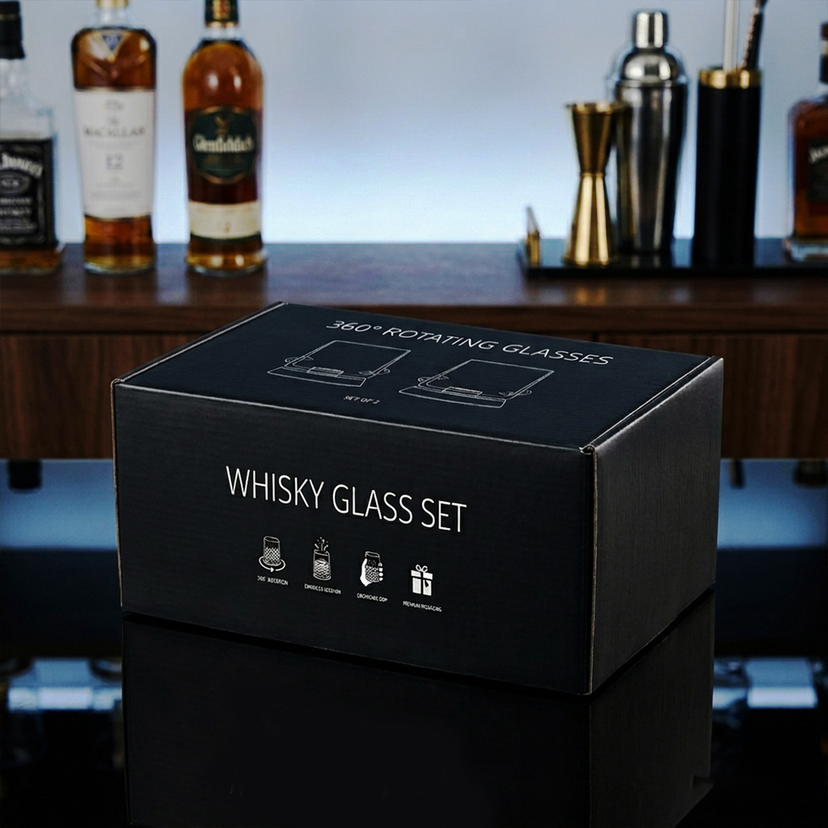 1 Par de Vasos Giratorios para - Wine To Beer To Liquor reseña y precio