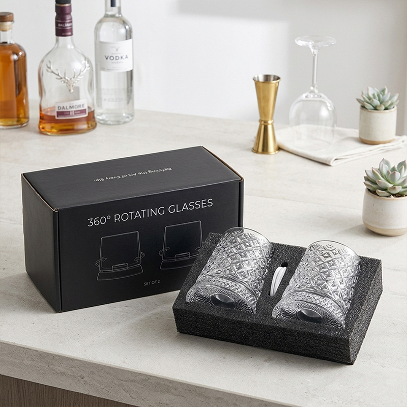 1 Par de Vasos Giratorios para - Wine To Beer To Liquor reseña y precio