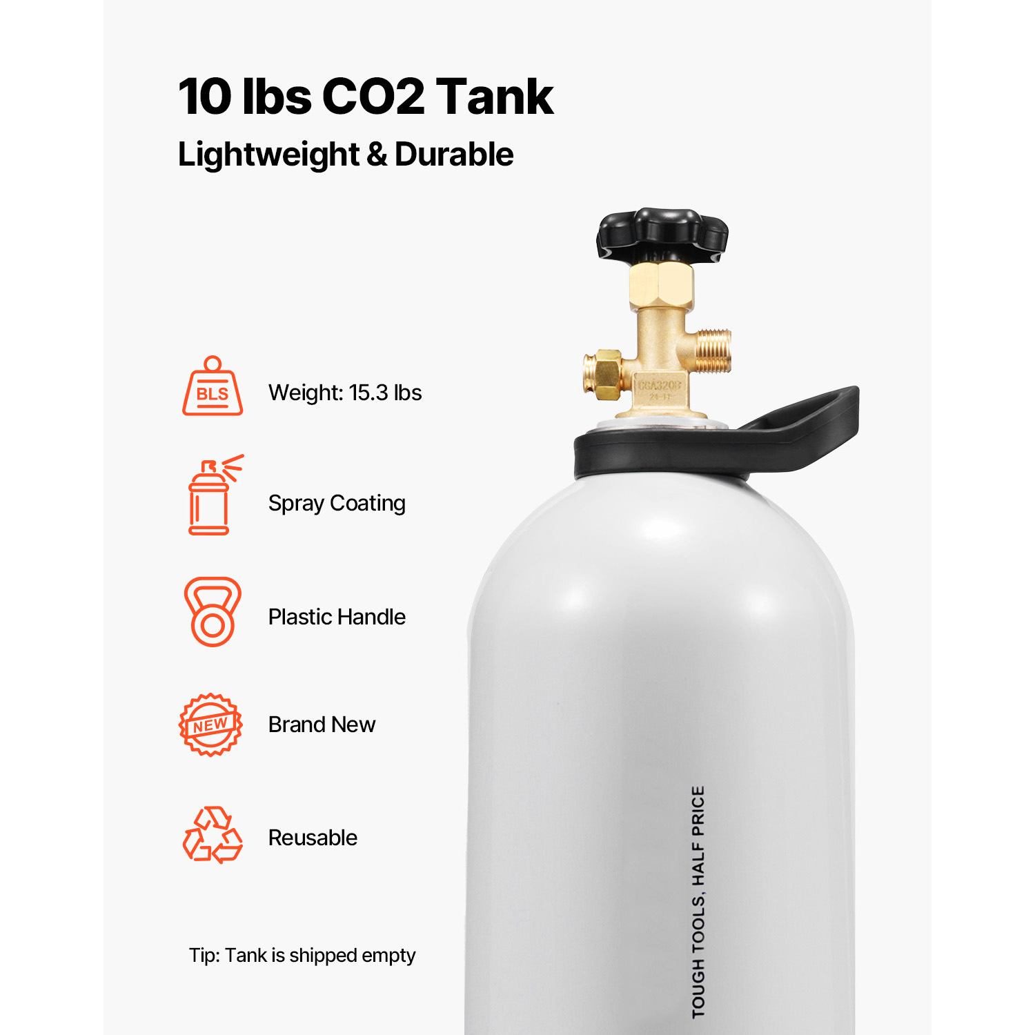 Tanque de CO2 SucceBuy de 10 l - Beer & Wine Grab reseña y precio