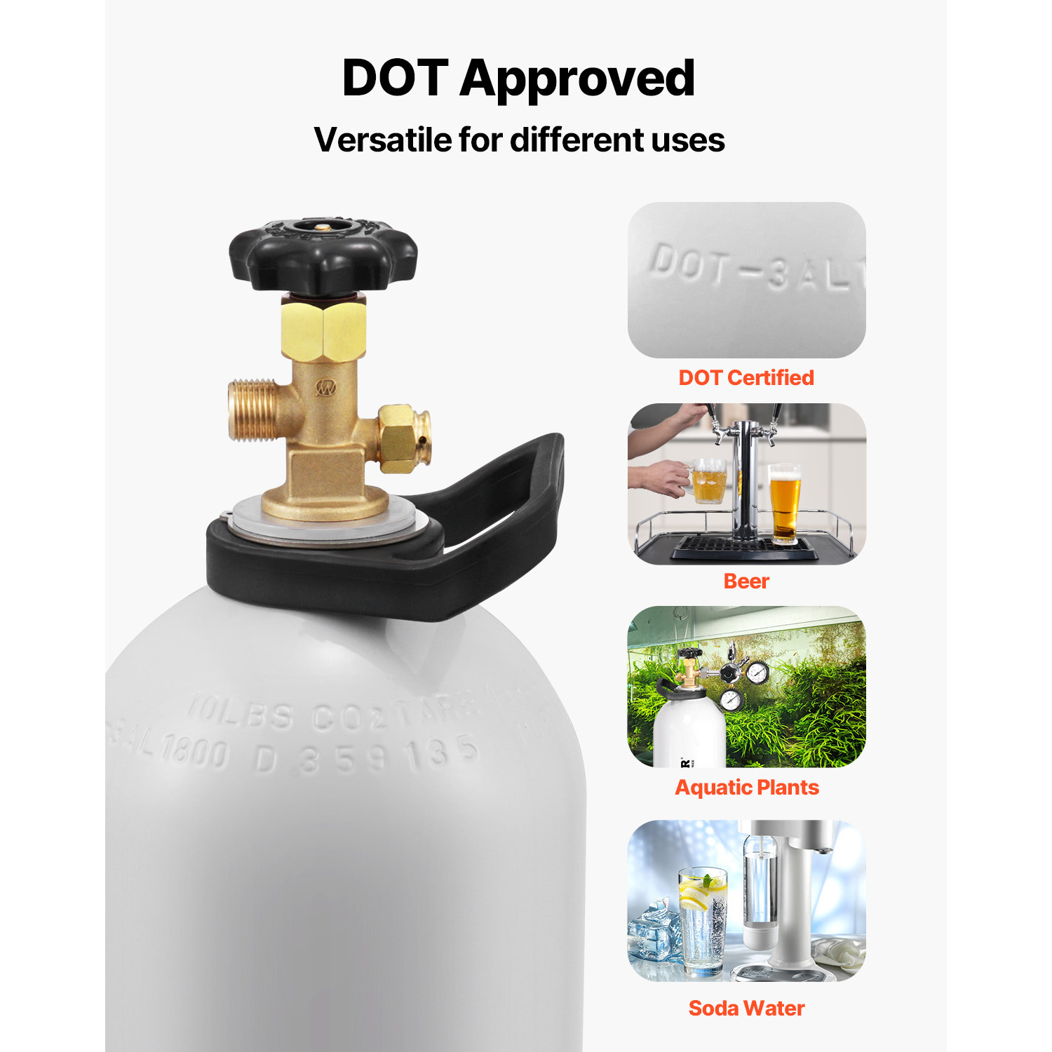 Tanque de CO2 SucceBuy de 10 l - Beer & Wine Grab reseña y precio